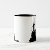 マンショ不気味ンハロウィーンツートーンコーヒーマグ ツートーンマグカップ (中央)