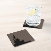 マンショ不気味ンハロウィーン紙コースター スクエアペーパーコースター (インサイチュ)