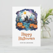 マンショ幽霊のよく出るンジャックオランタン幽霊ハロウィーン シーズンカード (スタンド正面)