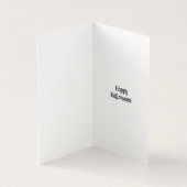 マンショ幽霊のよく出るンハロウィーングリーティングカード (内部)