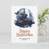 マンショ幽霊のよく出るンレイブンこうもりムーンハッピーハローウィン シーズンカード (スタンド正面)