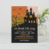 マンショ幽霊のよく出るン食べドリンク&ビーホラーのハロウィーン 招待状 (スタンド正面)