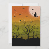 マンショ幽霊のよく出るン食べドリンク&ビーホラーのハロウィーン 招待状 (裏面)