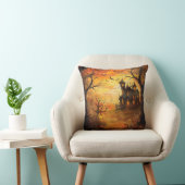 マンショ白熱［赤熱］光を放つン幽霊のよく出るハロウィーン クッション (椅子)