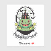 マンシ幽霊のよく出るョン・ジャック・オ・ランタン シール (シート)