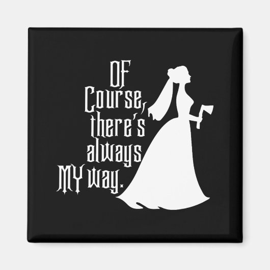 マンシ幽霊のよく出るョン マグネット (正面)