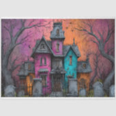 マンシ鮮やかョ幽霊のよく出るンデクページティッシュペーパー 薄葉紙 (正面)