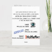 『マンジャーでパーソナライズされた – 』 シーズンカード (裏面)