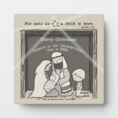 『マンジャーメリークリスマス』 フォトプラーク (正面)