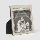 『マンジャーメリークリスマス』 フォトプラーク (正面)