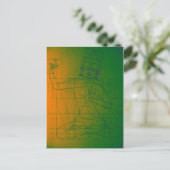 マンジュシュリ絵葉書 ポストカード (スタンド正面)