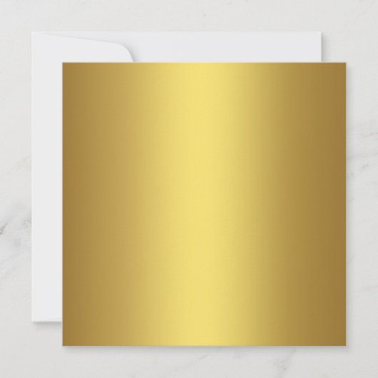 マンスウィスキー金ゴールドに熟成したマン誕生日 招待状 (正面)