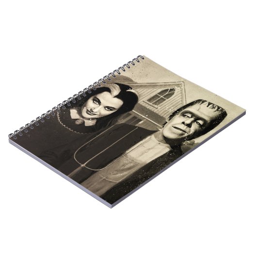 マンスターのアメリカゴシック |デジタ絵画ル ノートブック (左側)