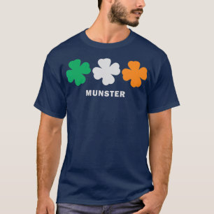 マンスターアイルランド国旗レトロヴィンテージシャムロック Tシャツ