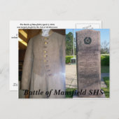 マンスフィールドルイジアナの戦い ポストカード (正面/裏面)