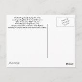 マンスフィールドルイジアナの戦い ポストカード (裏面)