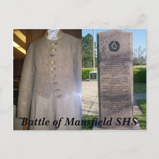 マンスフィールドルイジアナの戦い ポストカード (正面)