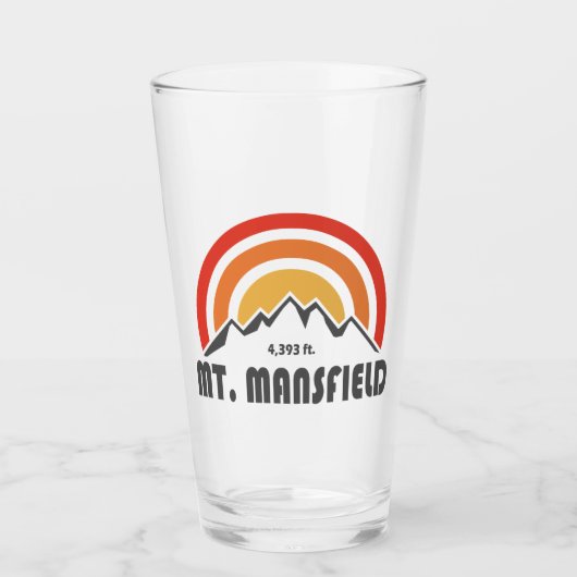 マンスフィールド山 タンブラーグラス (正面)