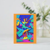 マンスラミタイザー – ケンゲージアート ポストカード (スタンド正面)