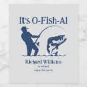 マンズイッツオフィシャルフィッシャーマンリタイアメントパーティー ワインラベル (シングルラベル)