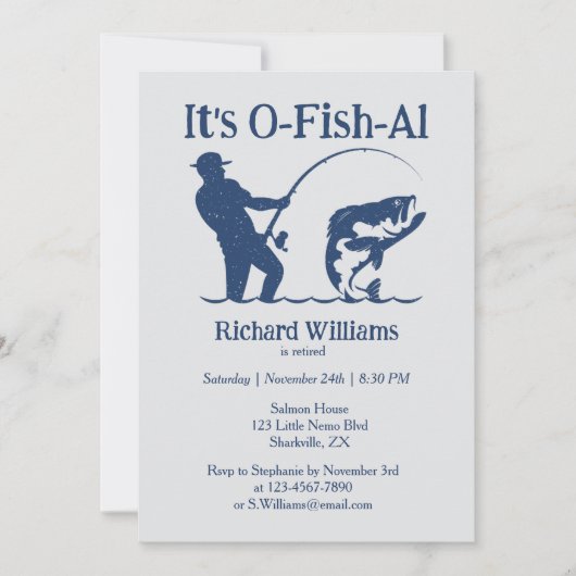 マンズイッツオフィシャルフィッシャーマンリタイアメントパーティー 招待状 (正面)