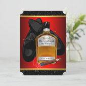 マンズウイスキー誕生日パーティー 招待状 (スタンド正面)