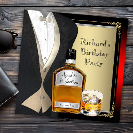 マンズウイスキー誕生日パーティー 招待状