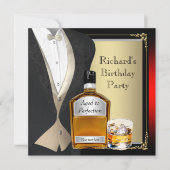 マンズウイスキー誕生日パーティー 招待状 (正面)