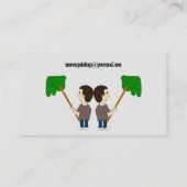 マンズウォ絵画ールプリントプロフェッショナルハウスペインタ 名刺 (裏面)