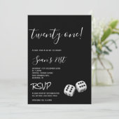 マンズカジノ21歳の誕生日パーティー 招待状 (スタンド正面)