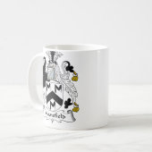 マンズフィールドの家紋 コーヒーマグカップ (正面左)