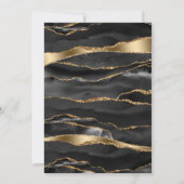 マンズブラック金ゴールドアガテバースデーパーティー 招待状 (裏面)