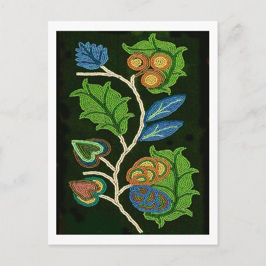 マンズレギンス先住民アメリカンファインアート ポストカード (正面)