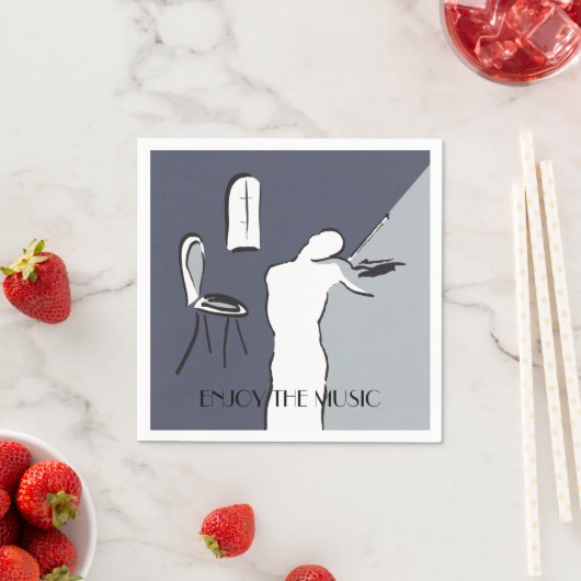 マンズ遊ヴァイオリン スタンダードカクテルナプキン (インサイチュ)