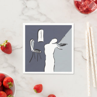 マンズ遊ヴァイオリン スタンダードカクテルナプキン