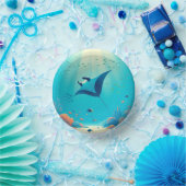 マンタクラシックー線沿岸芸術 ペーパーボウル (パーティー)