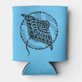 マンタクールレイトライバルデザインブルー 缶クーラー (正面)