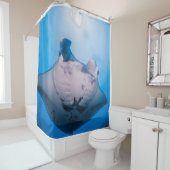 マンタマニア：マンタレイを太陽の下に シャワーカーテン (インサイチュ)