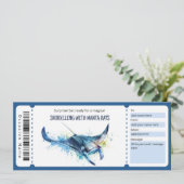 マンタレイでシュノーケリングチケットギフト券 招待状 (スタンド正面)