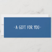 マンタレイでシュノーケリングチケットギフト券 招待状 (裏面)