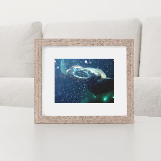 マンタレイでダイビング – ザ・ビッグ・アイランド ポスター