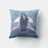 マンタレイアニメハイブリッドキャラクター クッション (裏面)