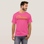 マンタレイシルエットスキューバダイビング Tシャツ (正面フル)