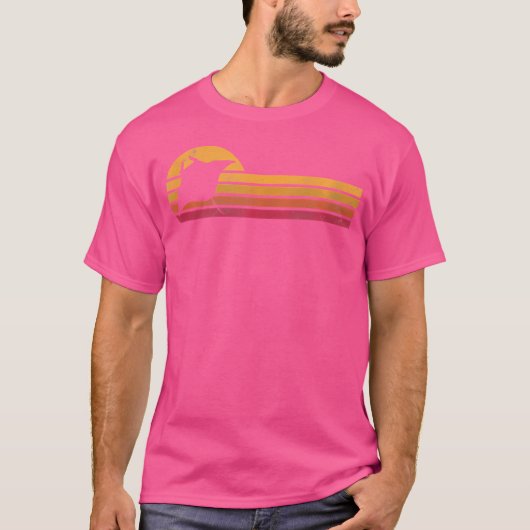 マンタレイシルエットスキューバダイビング Tシャツ (正面)