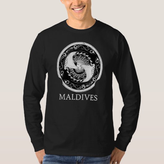 マンタレイズモルディブダイビング共和国 Tシャツ (正面)