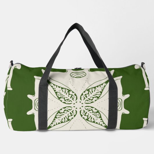 マンタレイハワイアンキルト ダッフルバッグ (正面)