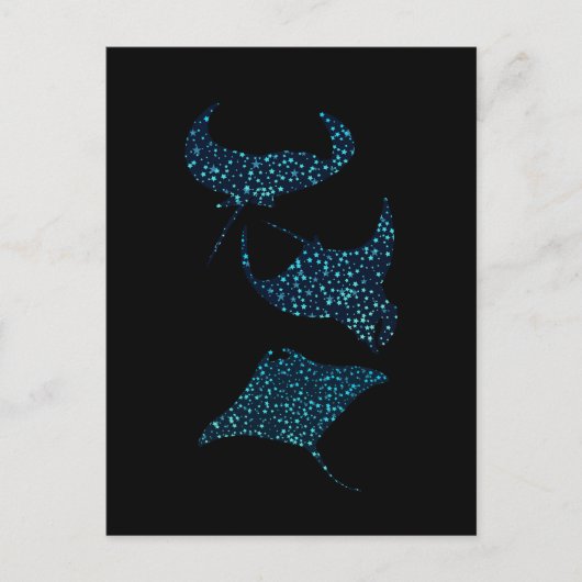 マンタレイポストカード ポストカード (正面)