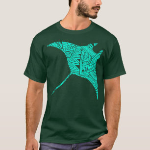 マンタレイマオリトバルタトゥー Tシャツ
