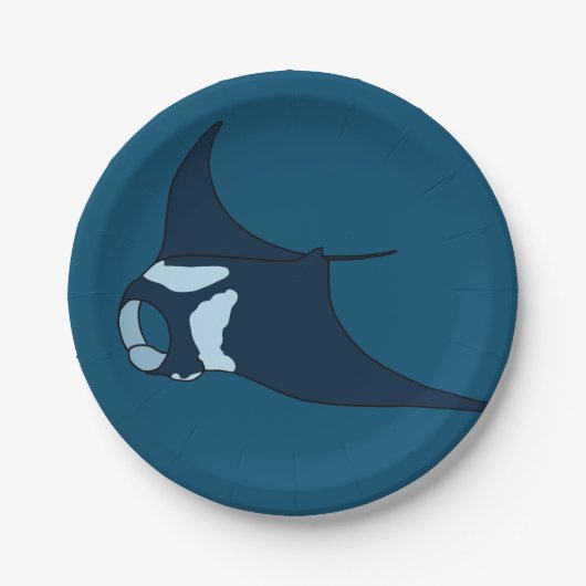 マンタレイ ペーパープレート (正面)