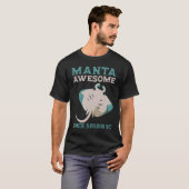 マンタレイ・ stingray 古代 5 00 000 BC 歴史 Tシャツ (正面フル)